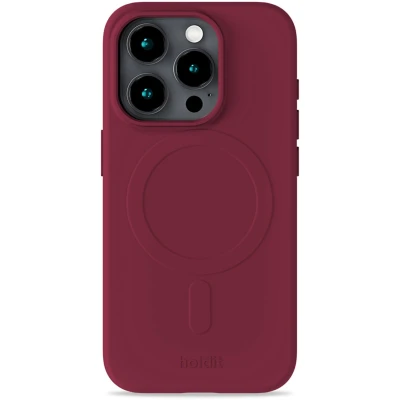 Afbeelding van Holdit Soft MagSafe Case voor de Apple iPhone 15 Pro Red Velvet