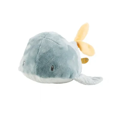 Afbeelding van Nattou Knuffel Walvis Romeo, Jules en Sally 20 cm Marmergroen