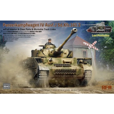 Afbeelding van 1:35 Rye Field Model 5043 Panzerkampfwagen IV Ausf.J Sd.Kfz.161/2 Plastic Modelbouwpakket
