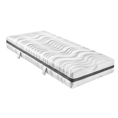 Afbeelding van sleepling Comfort 130 190147 pocketveringmatras 7 zones koudschuimkussen hardheid 3 Made in EU omkeerbare handgrepen Ökotex gecertificeerd wasbaar op 60 C 100 x 200 18 cm wit