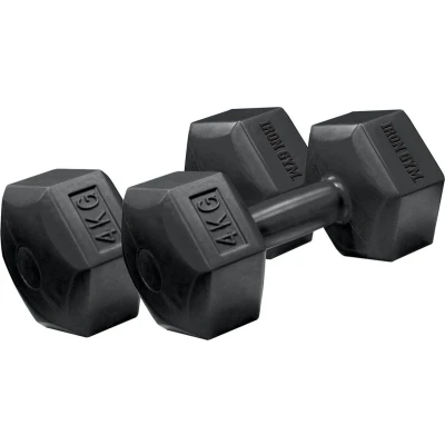 Afbeelding van Iron Gym Dumbbell Set 2x 4 kg Dumbbells Fitness accessoire