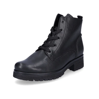 Afbeelding van Gabor Comfort Elegante Veterboots, Dames, Maat: 40, Schwarz mel Leer