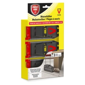 Afbeelding van Protect Home Muizenval Plastic Ongediertebestrijding 3 stuks