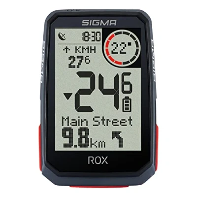 Afbeelding van Sigma ROX 4.0 GPS Black HR topmount Butler,borstb,USB C