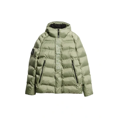 Afbeelding van Superdry Graphic Puffer Winterjas, Heren, Maat: XXL, Seagrass green