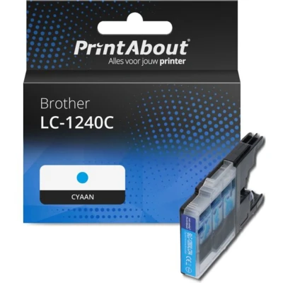 Afbeelding van Huismerk Brother LC 1240C Inktcartridge Cyaan