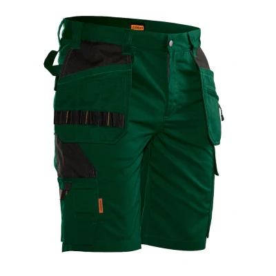 Afbeelding van Jobman 2722 Shorts HP 65272220 Bosgroen/Zwart