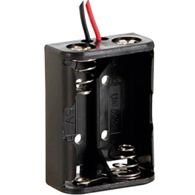 Afbeelding van Batterijhouder Voor 2 X N Cel (Met Draden)