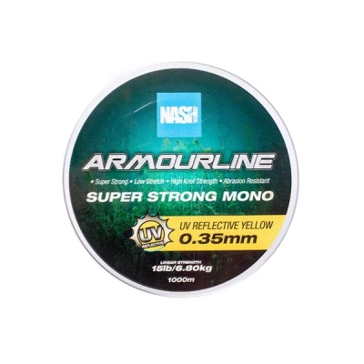 Afbeelding van Nash TT Baseline Mono UV Yellow Nylon Lijn 12lb/0.30mm (1000m) vislijn