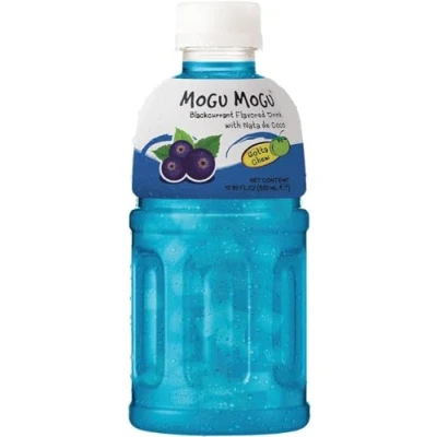 Afbeelding van mogu Nata de Coco drink met Zwarte Bessen smaak 320 ml