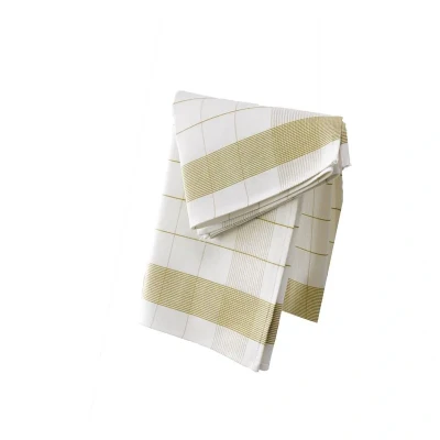 Image de de Witte Lietaer Mixte Torchon (lot 2) (68x68 cm) lot 2 Vert,Blanc