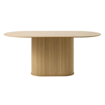 Afbeelding van Kelly ovale eettafel 95x180 cm naturel
