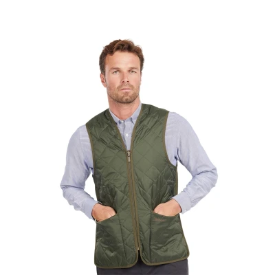 Afbeelding van Barbour Bodywarmer Groen maat 54 Heren Binnenjas met Modern fit Pasvorm Katoen Suitable Herenkleding