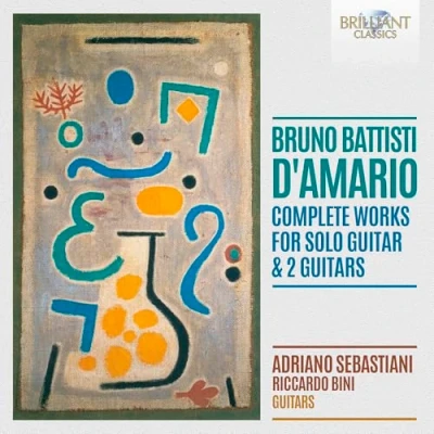Afbeelding van Adriano Sebastiani &amp; Riccardo Bini D&#039;amario: Complete Works For Solo Guitar 2 Guitars (CD)