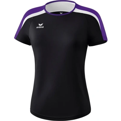 Afbeelding van Erima Liga 2.0 T shirt dames zwart/donker violet/wit