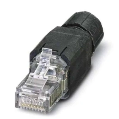 Afbeelding van Phoenix Contact VS 08 RJ45 5 Q/IP20 BK connector 1658008 Stekker, recht Aantal polen 8 Zwart 1 stuk(s)