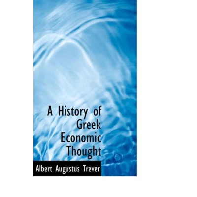 Afbeelding van A History of Greek Economic Thought