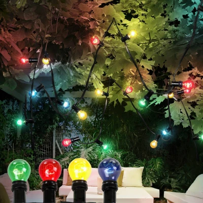 Afbeelding van Lichtketting Nirvana, 10 lamps, kleurrijk, kunststof, IP44