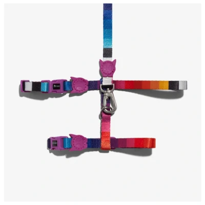 Afbeelding van Zee.Dog Prisma Harnass + Lijn Kattenharnas 20 30x1.0 cm Multi Color One Size