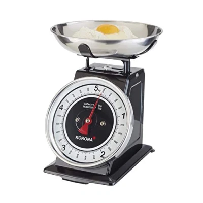 Afbeelding van Korona Tom Keukenweegschaal Analoog Weegbereik (max.): 5 kg Zwart