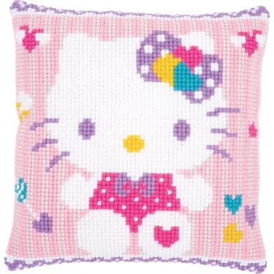 Afbeelding van Vervaco Hello Kitty Kruissteekkussen pakket PN 0172807
