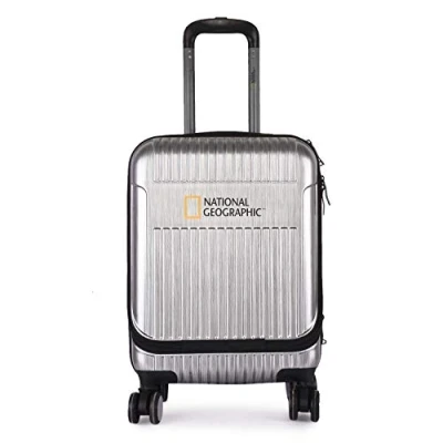 Afbeelding van National Geographic Harde Koffer / Trolley Reiskoffer 55 cm (S) Transit Zilver