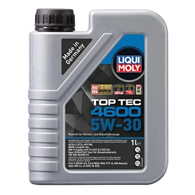 Afbeelding van Liqui Moly Top Tec 4600 5W 30 1L Motorolie 2315 BMW: 7, 5 Touring, Saloon, OPEL: Zafira B, Corsa D Hatchback, Astra K Sports Tourer