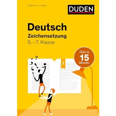 Afbeelding van Deutsch in 15 Minuten Zeichensetzung 5. 7. Klasse