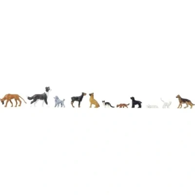 Afbeelding van Faller Dogs and cats FA151902 modelbouwsets, hobbybouwspeelgoed voor kinderen, modelverf en accessoires