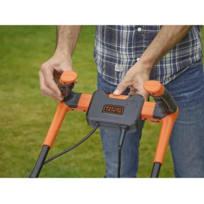 Afbeelding van BLACK &amp; DECKER Grasmaaier 42cm 1800W Fiets met handvat BEMW481BH