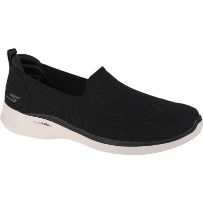 Afbeelding van Skechers Go Walk 6 Clear Virtue 124505 BKW, Vrouwen, Zwart, Sneakers,Sportschoenen, maat: 36