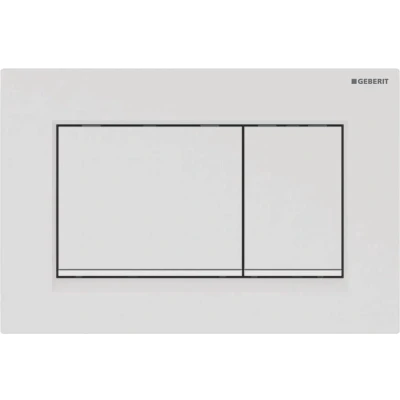 Afbeelding van Geberit Sigma30 bedieningsplaat, voor 2 toets spoeling, designstrook
