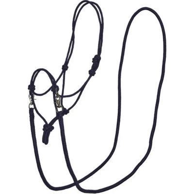 Afbeelding van Imperial Riding Rope Halter IRHAmbient Touwhalster Zwart Cob