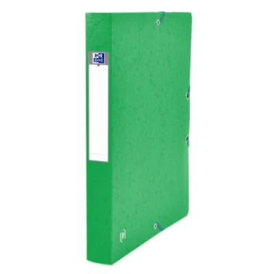 Afbeelding van Elba elastobox Oxford Top File+ rug van 4 cm, groen