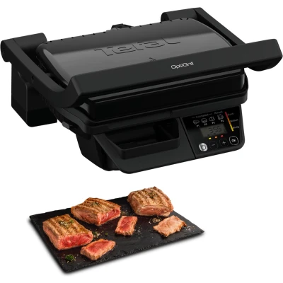 Afbeelding van Tefal OptiGrill GC7P08 intelligente grill zwart