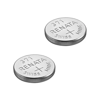 Afbeelding van 2 x Renata horlogebatterijen 371 (SR920SW) Swiss Made zilveroxide batterij