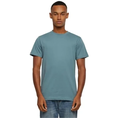 Afbeelding van Build Your Brand Heren T shirt met ronde hals, basic top, verkrijgbaar in vele kleuren, maten XS tot 5XL, Dustyblauw