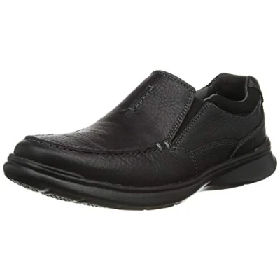 Afbeelding van Clarks Cotrell Free Mocassin voor heren, Black Oily Lea