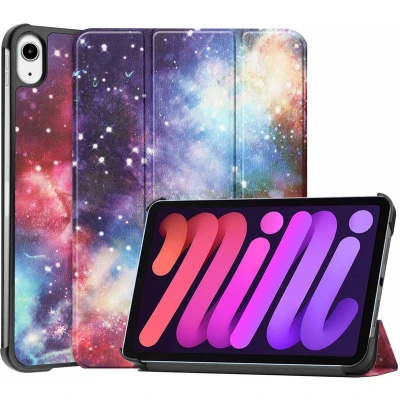 Afbeelding van imoshion Tablet Hoes Geschikt voor iPad Mini 6 (2021) Design Trifold Bookcase Space