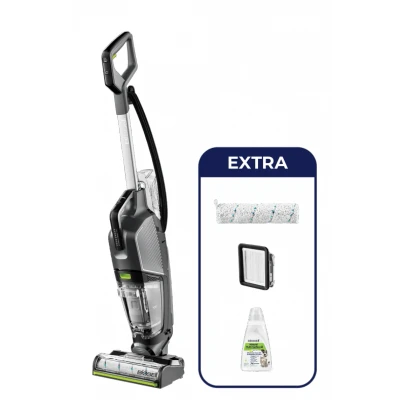 Afbeelding van BISSELL CrossWave HydroSteam Pet Vloerreiniger Multi oppervlak Steelstofzuiger Reinigingsmachine voor Karpetten &amp; Harde Vloeren Tapijtreiniger Stofzuiger met Dweilfunctie 3 in 1 Vlekkenreiniger Vacuum Cleaner Stoomreiniger 3527N