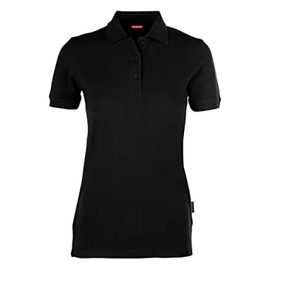 Afbeelding van Women&#039;s Heavy Polo &#039;Performance&#039; met korte mouwen Black XXL