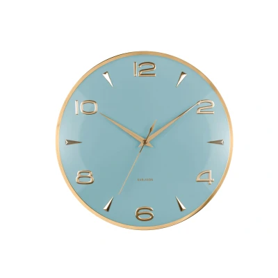 Afbeelding van Karlsson Wandklok Sienna Glow Mistige blauw Ø40,6cm