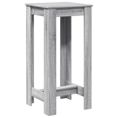 Image de vidaXL Table de bar sonoma gris 51x50x103,5 cm bois d&#039;ingénierie854423