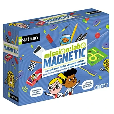 Afbeelding van Bordspel Nathan Mission Labo Magnetic Lab set (FR)