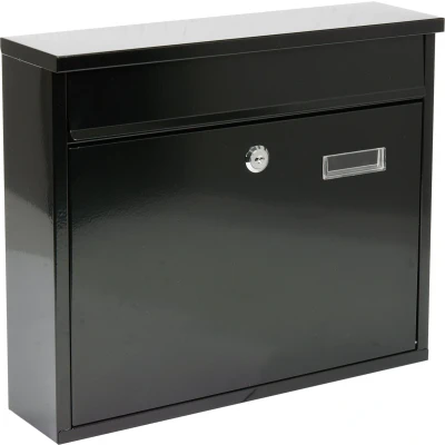 Afbeelding van VOREL Brievenbus met 2 sleutels zwart 310x360x100 mm