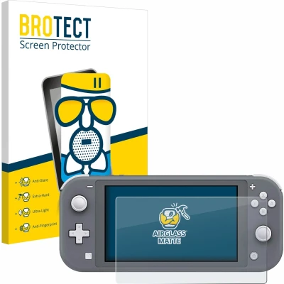 Afbeelding van BROTECT AirGlass Matte kogelwerende glasfolie (Switch Lite), Andere spelaccessoires, Grijs