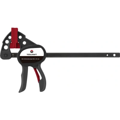 Afbeelding van TOOLCRAFT 1574784 Mini éénhandsklem 100 x 35 mm 250 Nm Spanbreedte (max.):100 mm Afmeting, lengte: 191 Afm. werkbereik:35