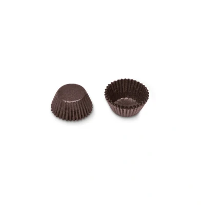Afbeelding van Städter Mini Muffin/Bonboncups Bruin Papier 100st.