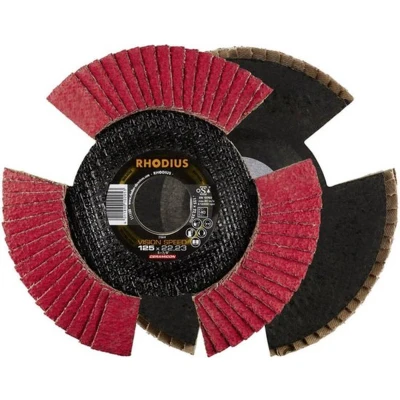 Afbeelding van Rhodius 210644 VISION SPEED Lamellenschijf Diameter 125 mm Boordiameter 22.23 RVS 1 stuk(s)