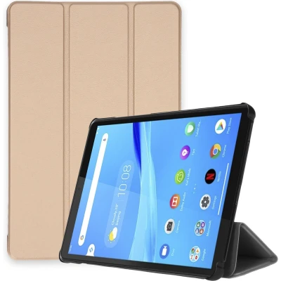 Afbeelding van iMoshion Tablet Hoes Geschikt voor Lenovo Tab M8 FHD / Trifold Bookcase Goud
